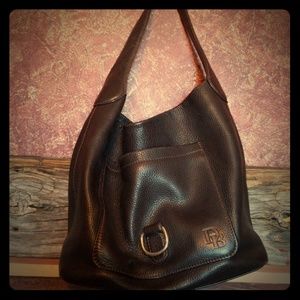 Dooney&Bourke leather buckle purse